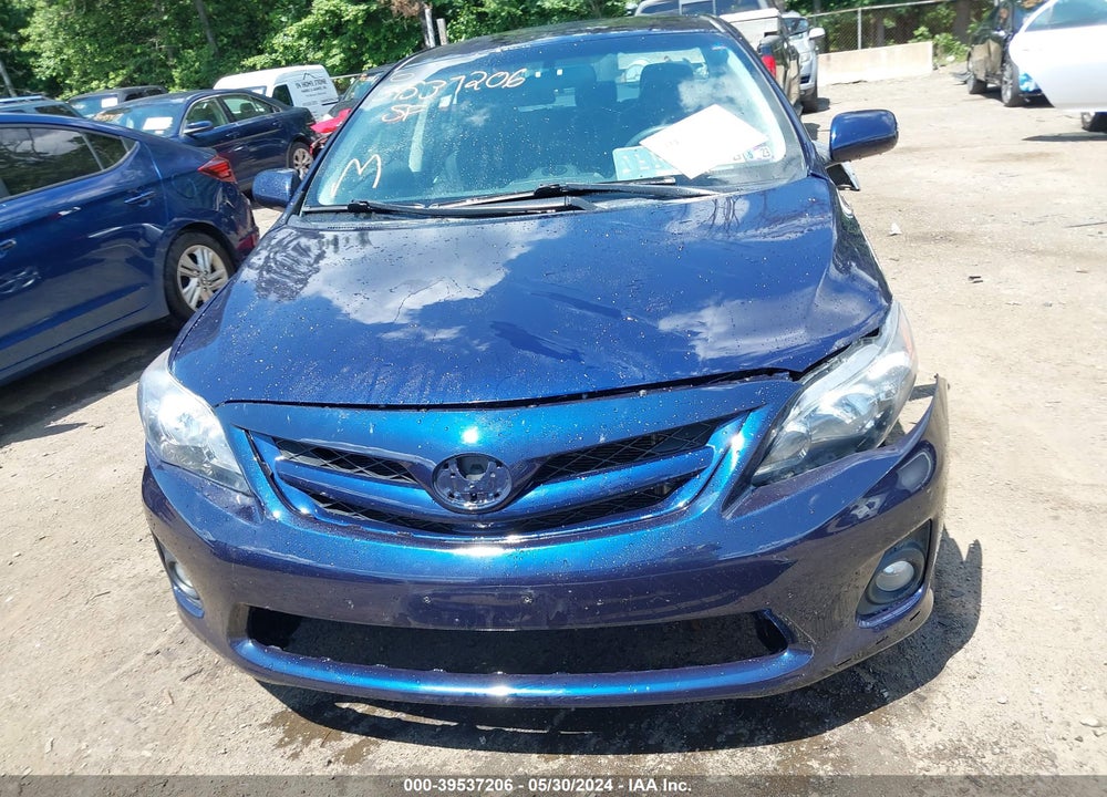 2013 TOYOTA COROLLA S VIN: 2T1BU4EE5DC018868