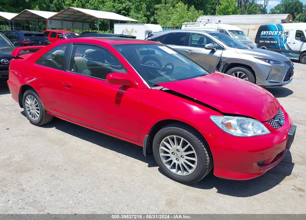 2005 HONDA CIVIC EX VIN: 1HGEM22945L019434