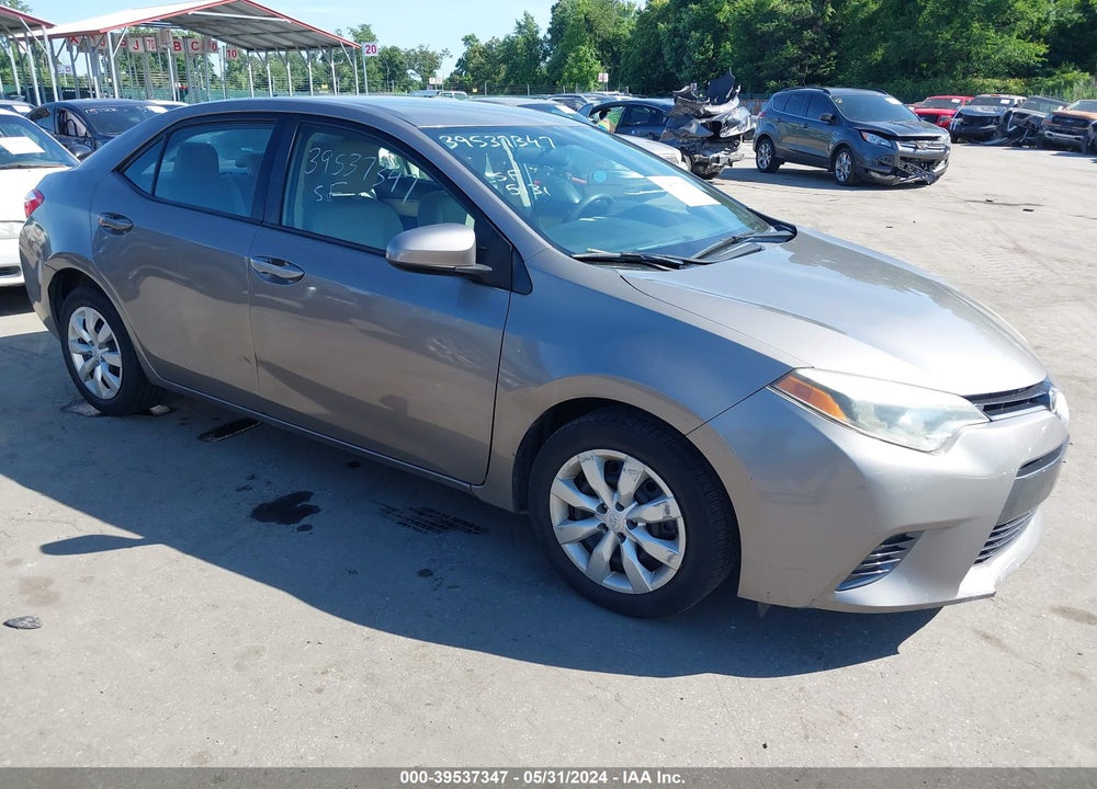 2015 TOYOTA COROLLA LE VIN: 2T1BURHE7FC420516