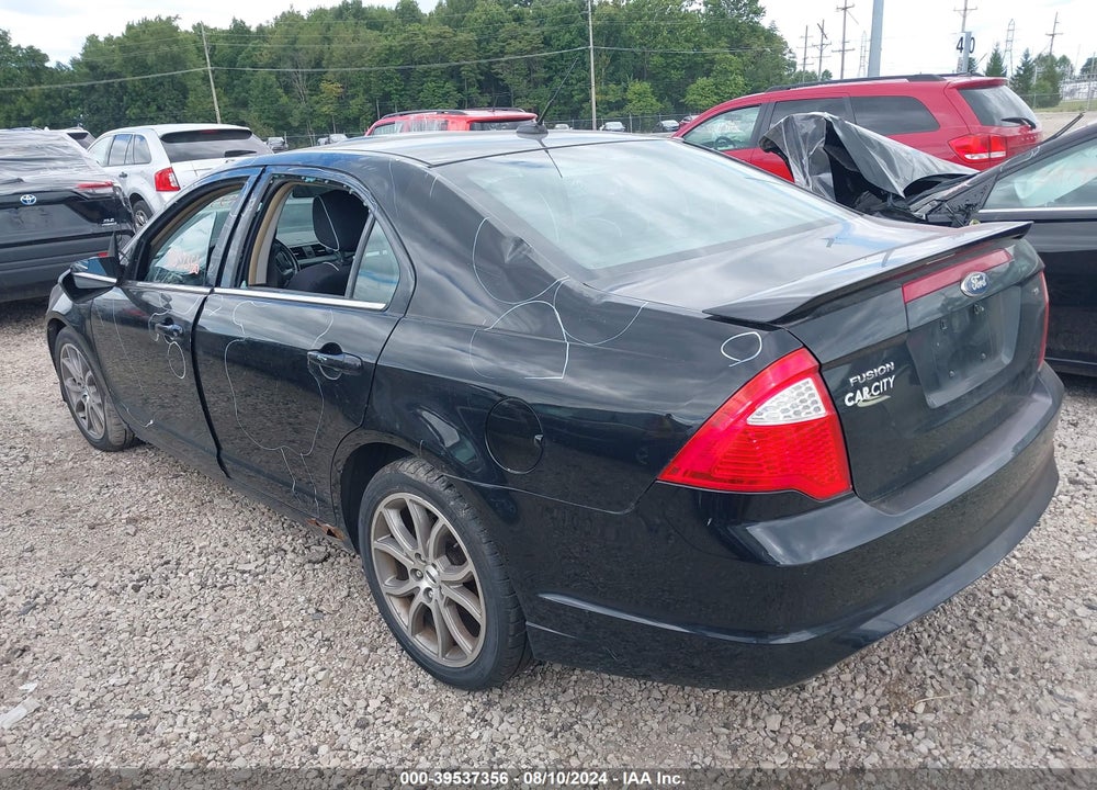 2012 FORD FUSION SE VIN: 3FAHP0HAXCR140157