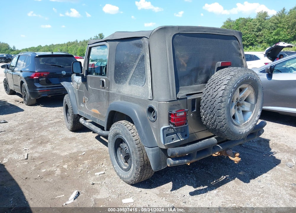 2003 JEEP WRANGLER RUBICON VIN: 1J4FA69S33P358505