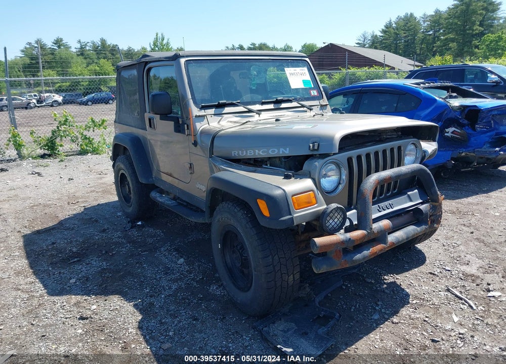 2003 JEEP WRANGLER RUBICON VIN: 1J4FA69S33P358505