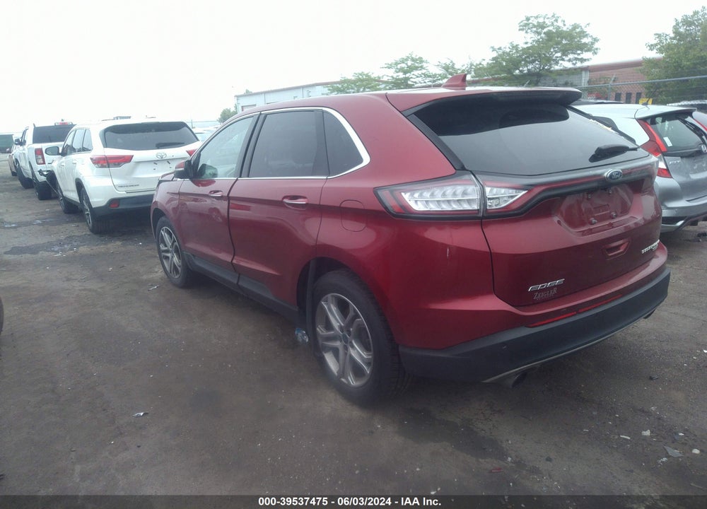 2017 FORD EDGE TITANIUM VIN: 2FMPK3K92HBB38229