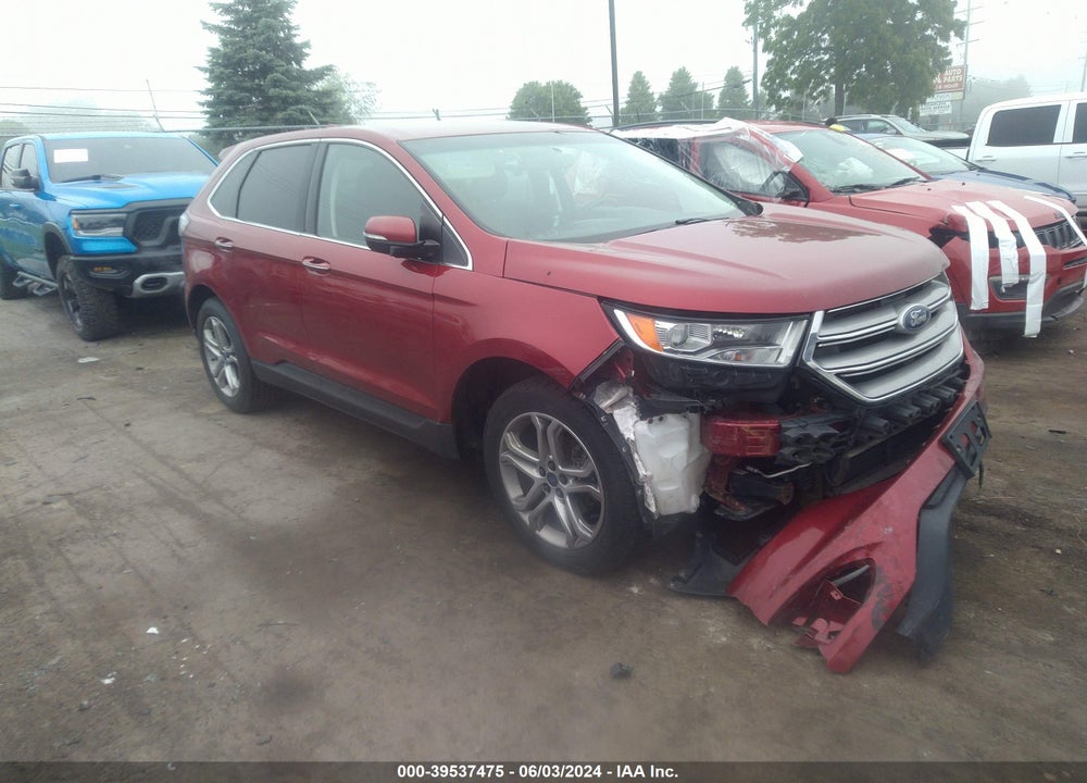 2017 FORD EDGE TITANIUM VIN: 2FMPK3K92HBB38229