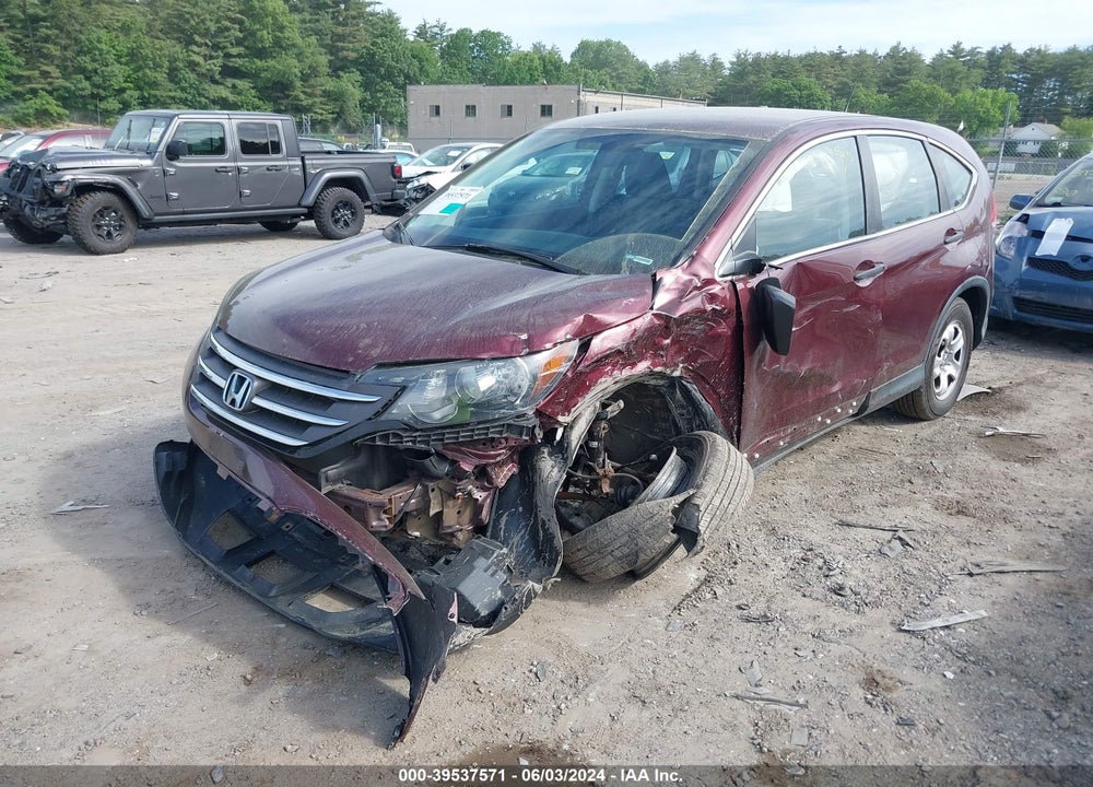 2014 HONDA CR-V LX VIN: 5J6RM4H36EL099652