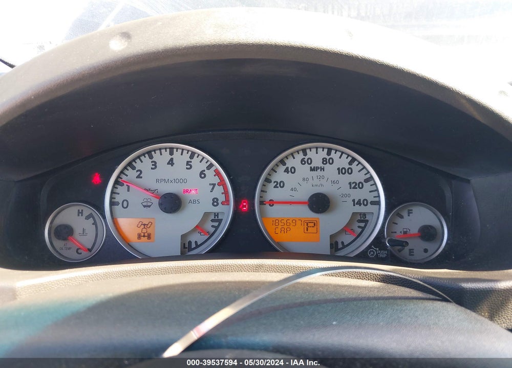 2012 NISSAN XTERRA PRO - 4X VIN: 5N1AN0NW2CC516121