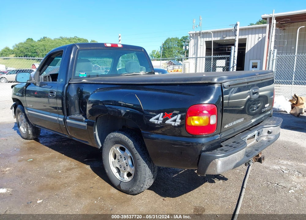2002 CHEVROLET SILVERADO 1500 LS VIN: 1GCEK14T12Z257032