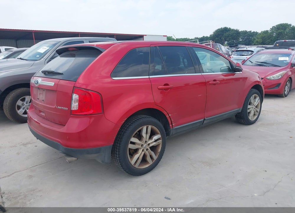 2012 FORD EDGE LIMITED VIN: 2FMDK3KC3CBA51897