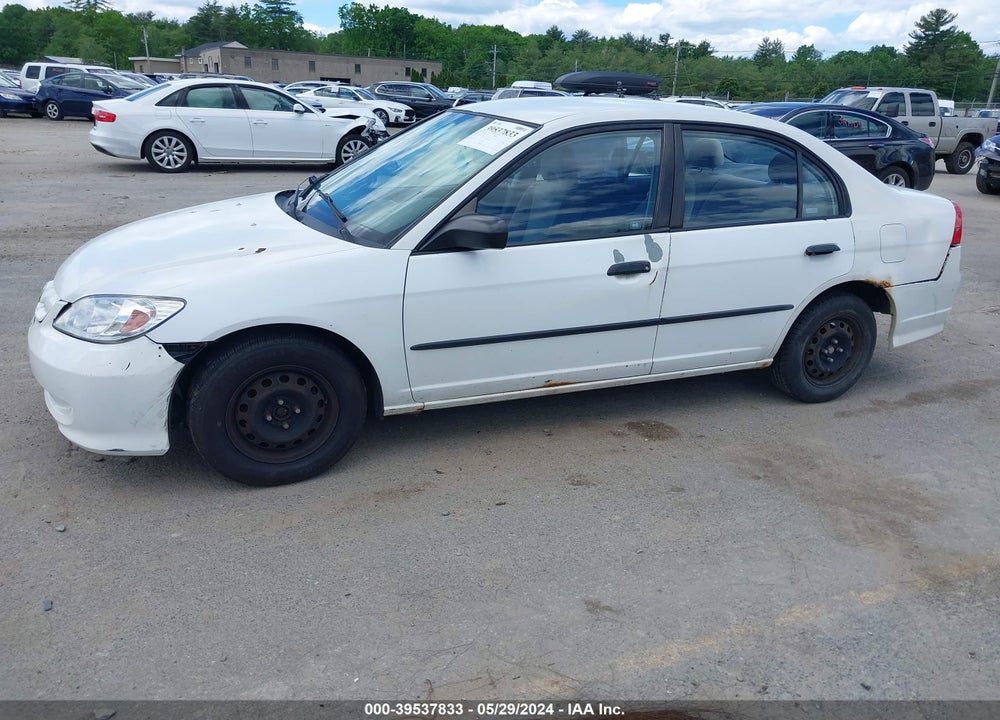 2004 HONDA CIVIC VP VIN: 2HGES16314H537342