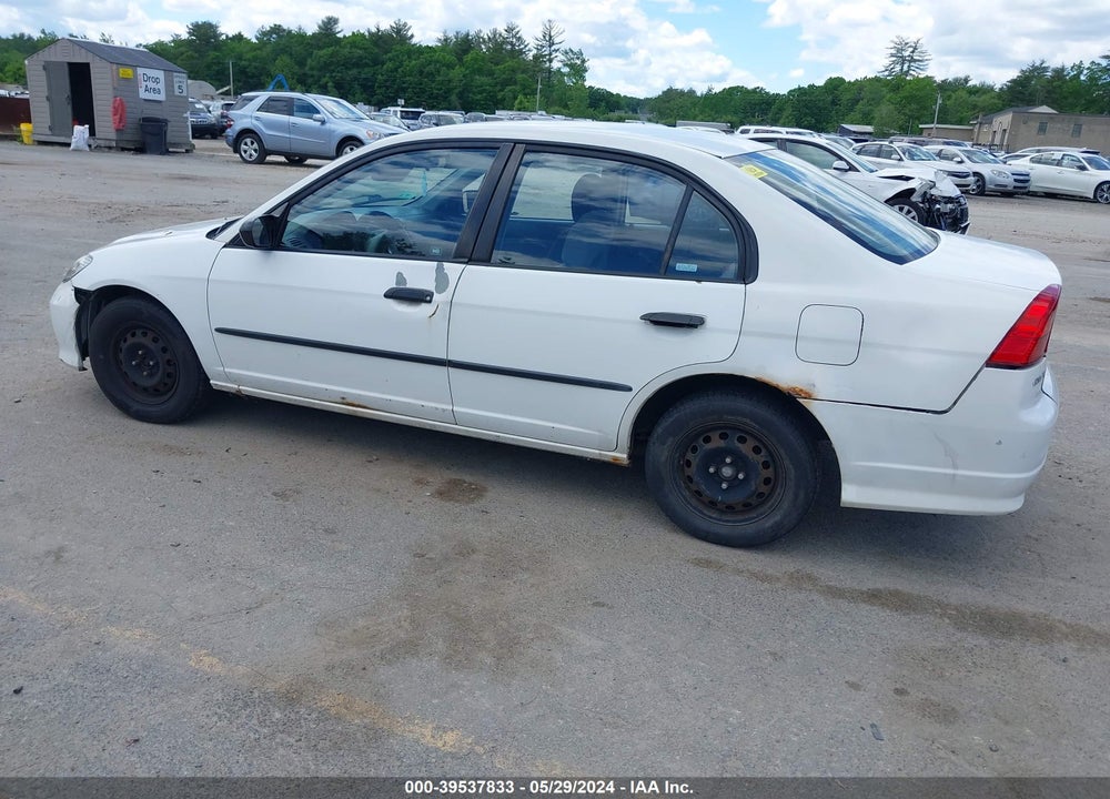 2004 HONDA CIVIC VP VIN: 2HGES16314H537342