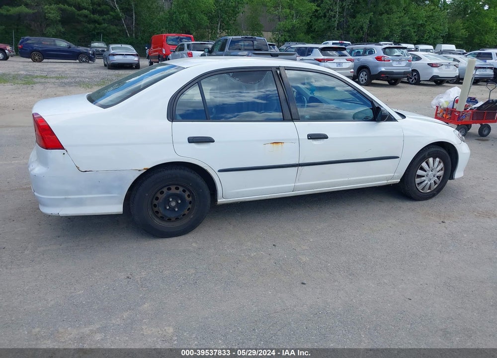 2004 HONDA CIVIC VP VIN: 2HGES16314H537342