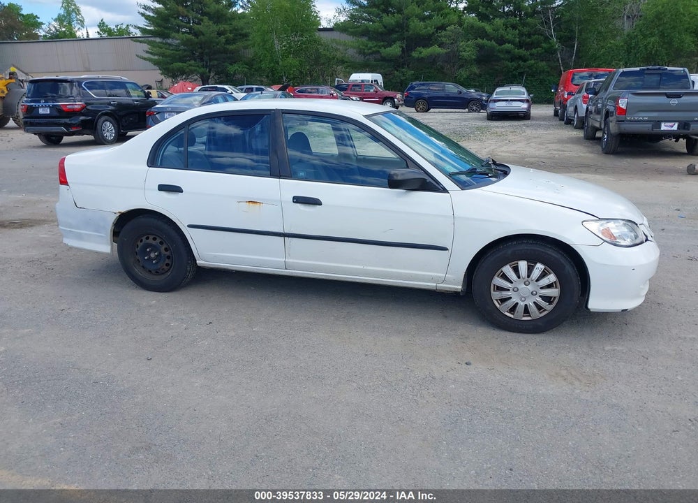 2004 HONDA CIVIC VP VIN: 2HGES16314H537342