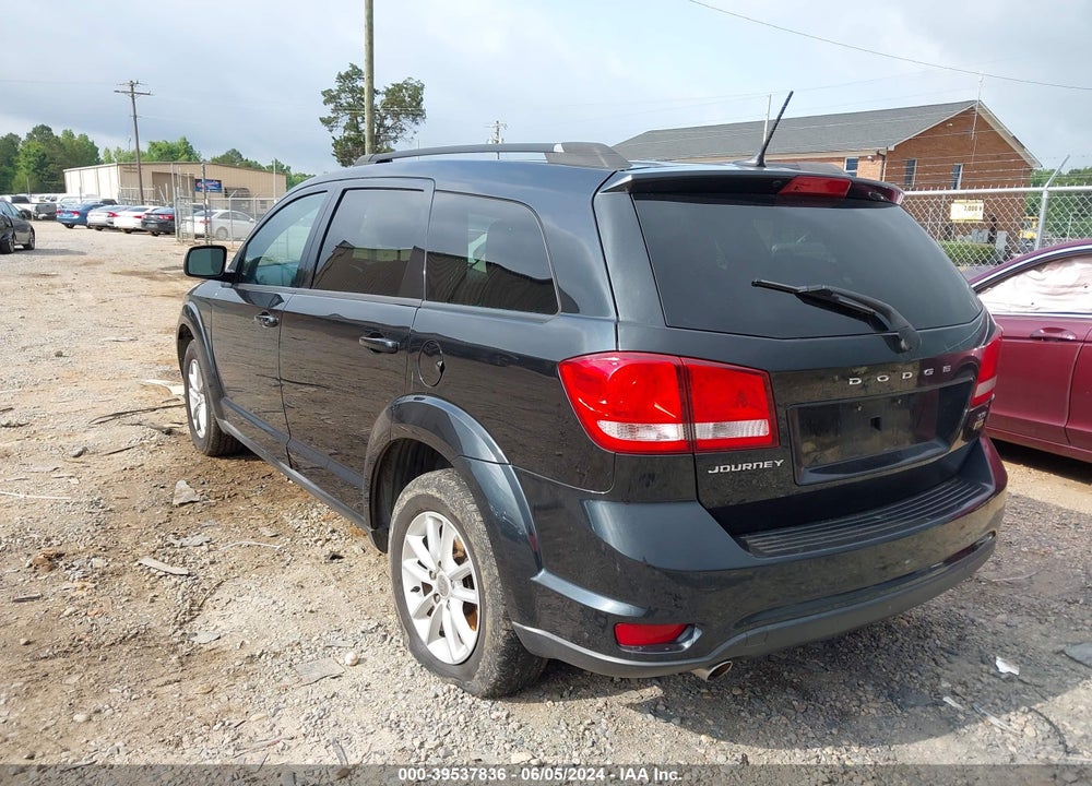 2013 DODGE JOURNEY SXT VIN: 3C4PDCBG2DT640704