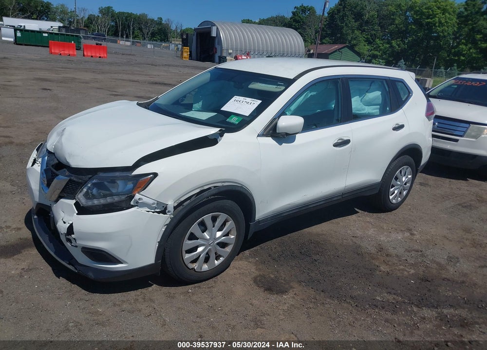 2016 NISSAN ROGUE S VIN: 5N1AT2MV3GC916057