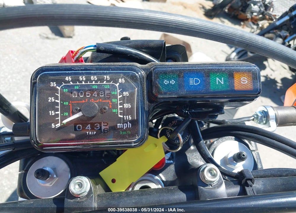 2022 HONDA XR650 L VIN: JH2RD0601NK100579