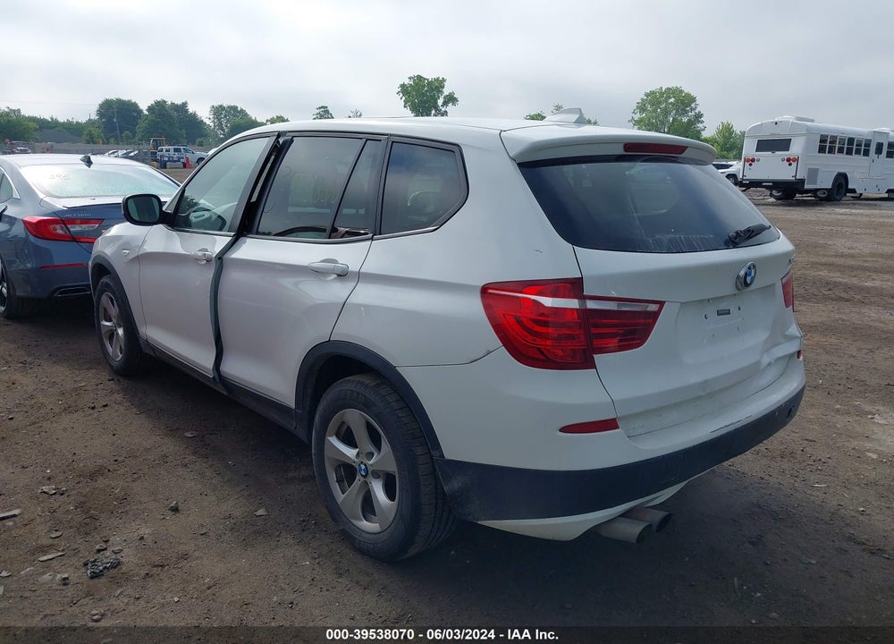 2012 BMW X3 XDRIVE28I VIN: 5UXWX5C58CL718410