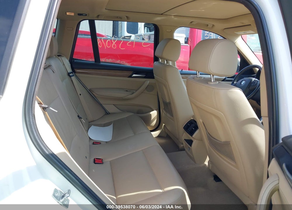 2012 BMW X3 XDRIVE28I VIN: 5UXWX5C58CL718410