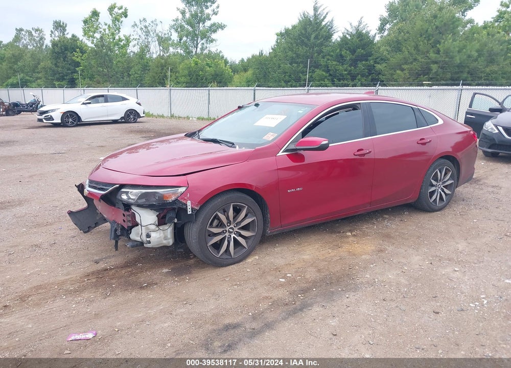 2016 CHEVROLET MALIBU 2LT VIN: 1G1ZF5SX2GF173631