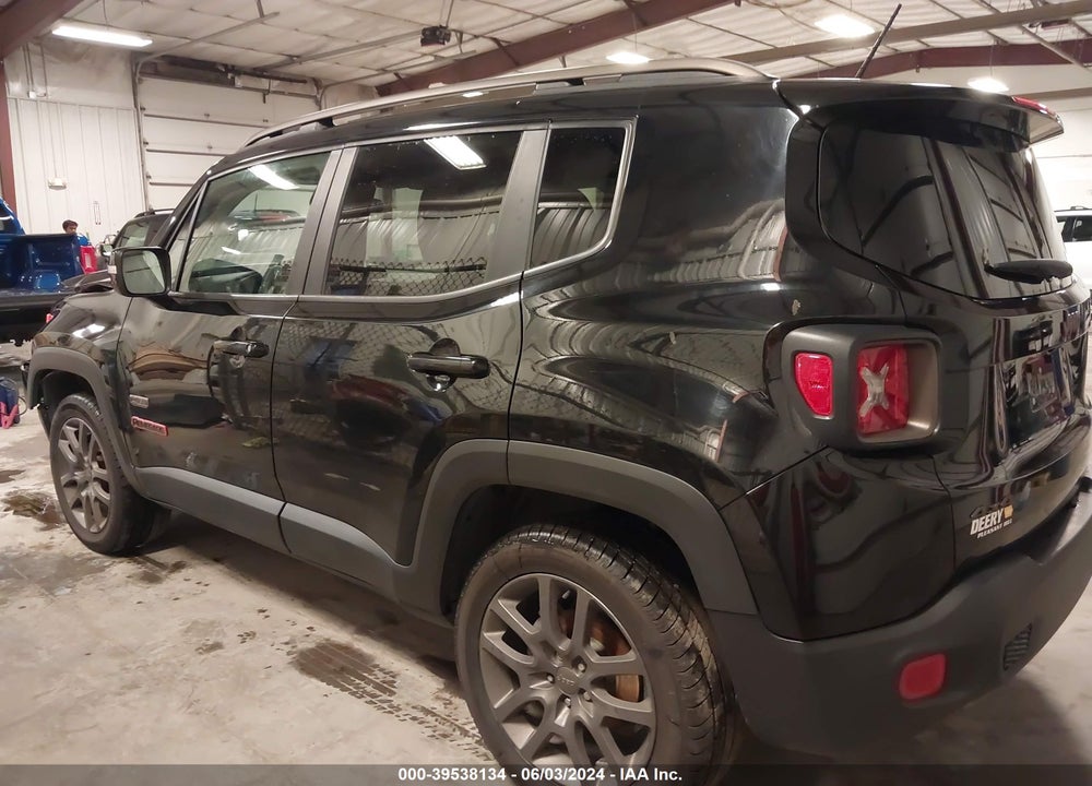 2016 JEEP RENEGADE 75TH ANNIVERSARY VIN: ZACCJBBT8GPD87981