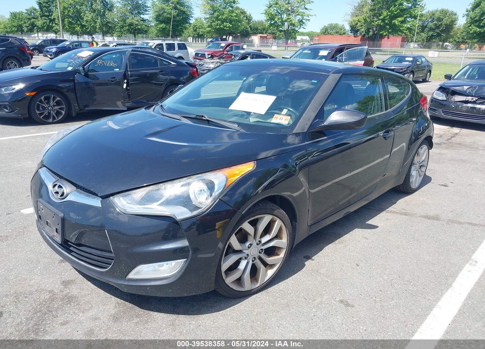2013 HYUNDAI VELOSTER BASE W/BLACK VIN: KMHTC6AD5DU173984