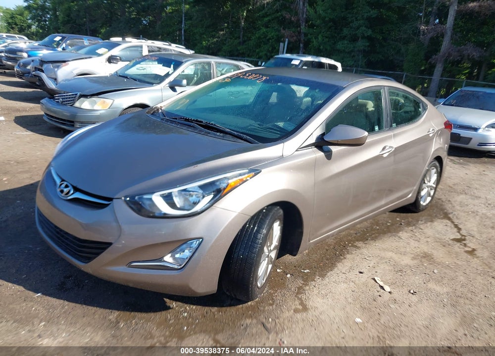 2014 HYUNDAI ELANTRA SE VIN: 5NPDH4AE5EH529658