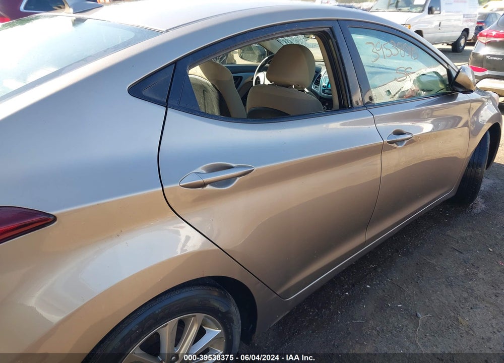 2014 HYUNDAI ELANTRA SE VIN: 5NPDH4AE5EH529658