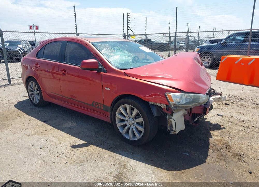 2010 MITSUBISHI LANCER SPORTBACK GTS VIN: JA32X8HWXAU009888