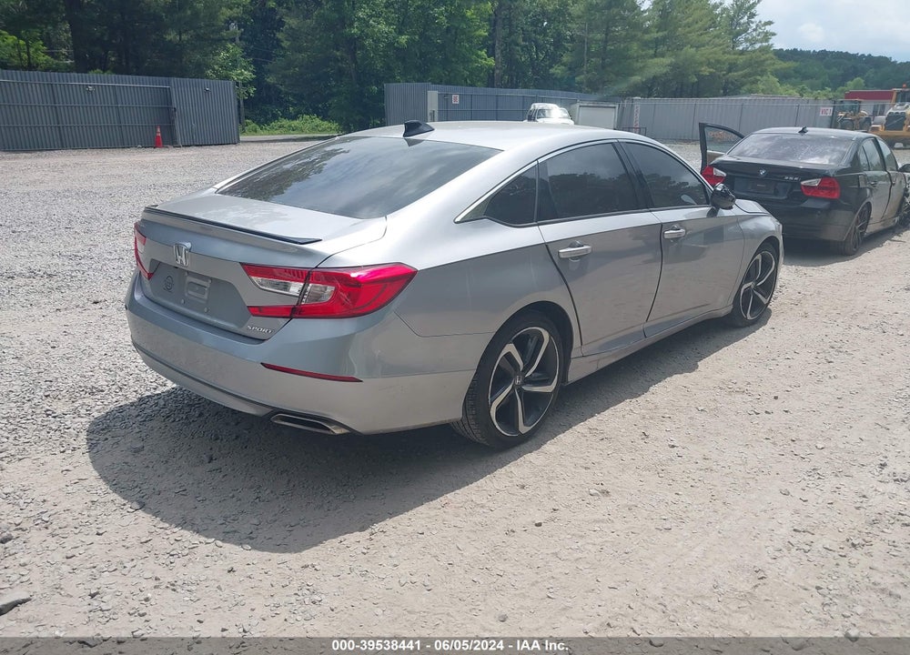 2021 HONDA ACCORD SPORT VIN: 1HGCV1F3XMA007786