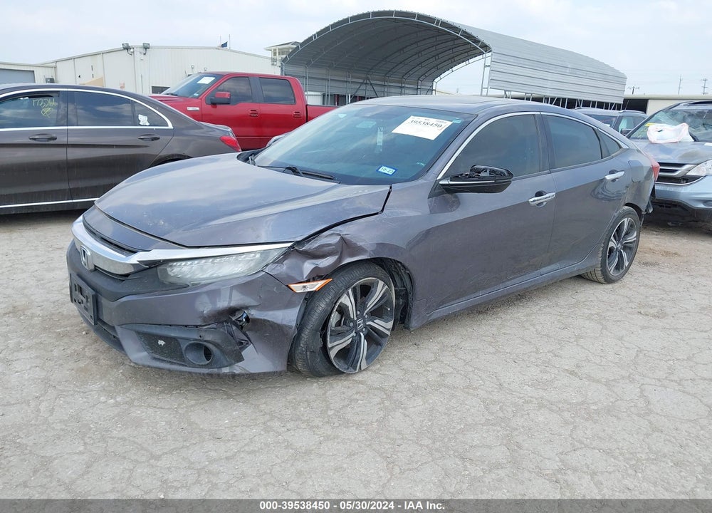 2016 HONDA CIVIC TOURING VIN: 19XFC1F92GE031104