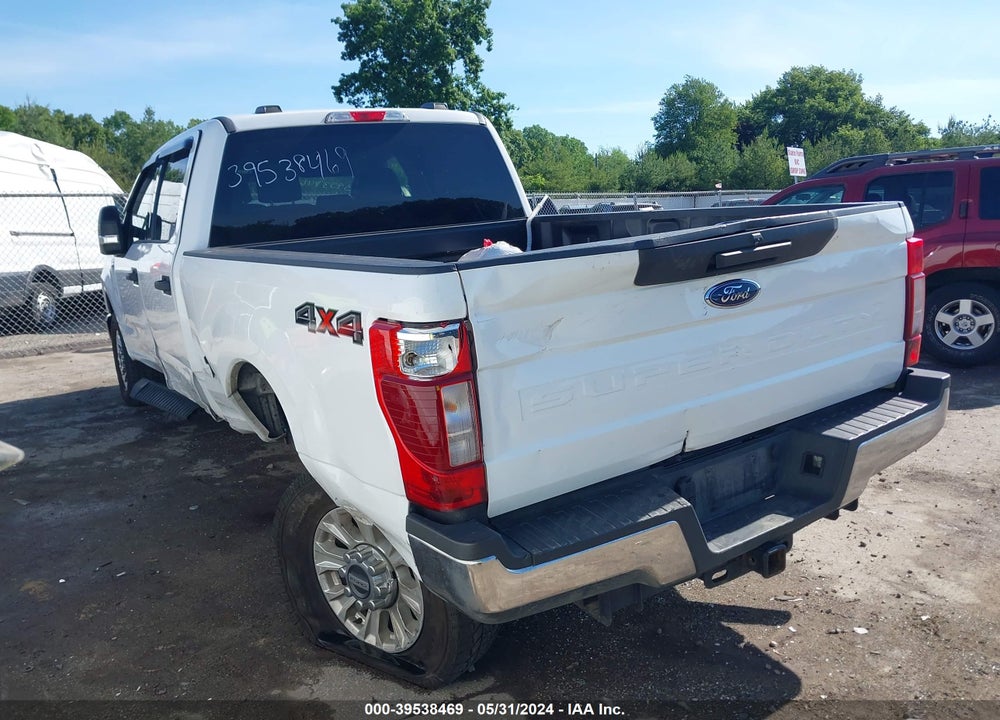 2021 FORD F-250 XLT VIN: 1FT7W2B6XMEC68332