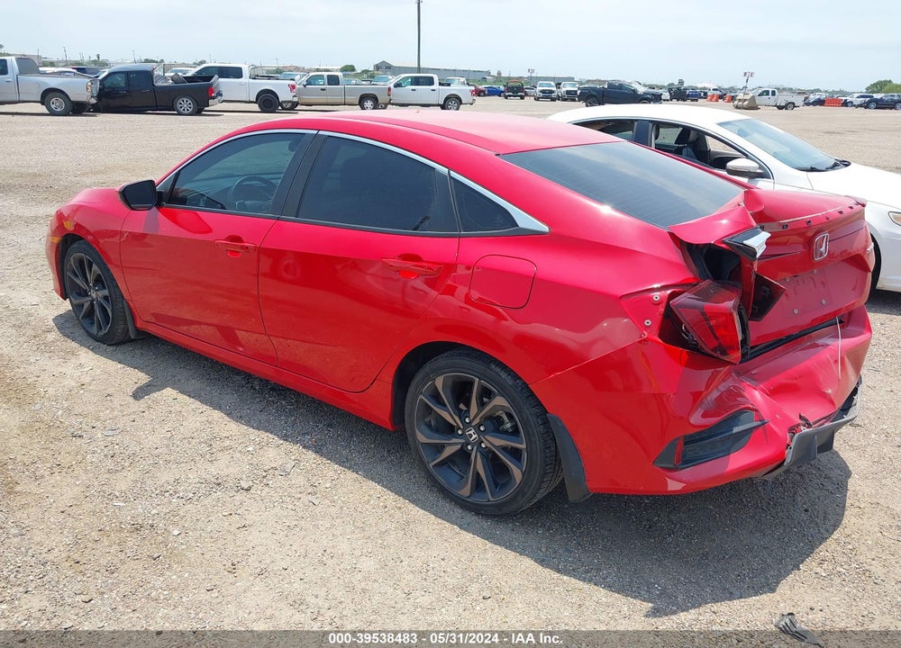 2020 HONDA CIVIC SPORT VIN: 2HGFC2E87LH524131