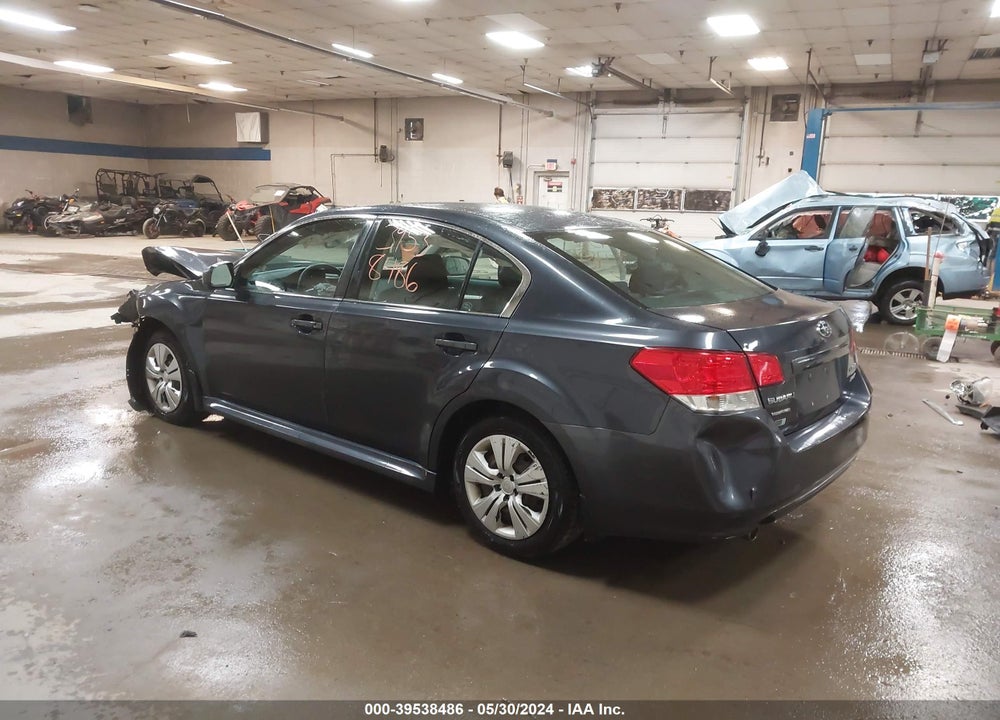 2013 SUBARU LEGACY 2.5I VIN: 4S3BMBA68D3043324