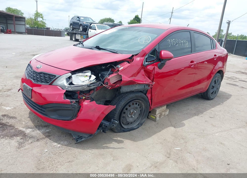 2014 KIA RIO LX VIN: KNADM4A38E6400993
