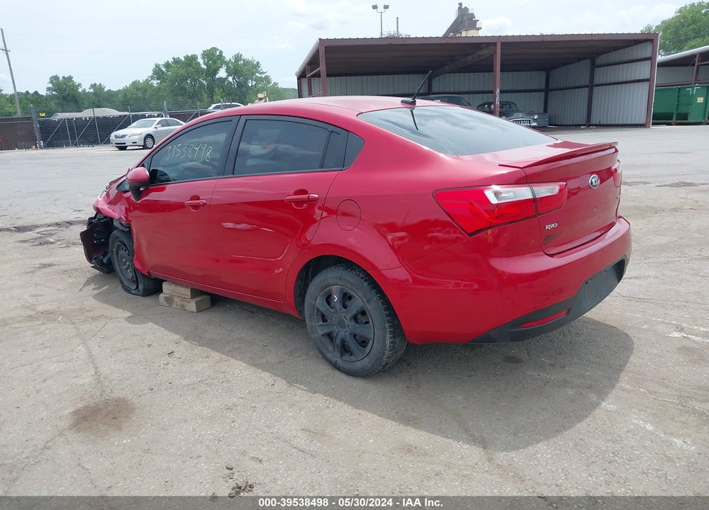 2014 KIA RIO LX VIN: KNADM4A38E6400993