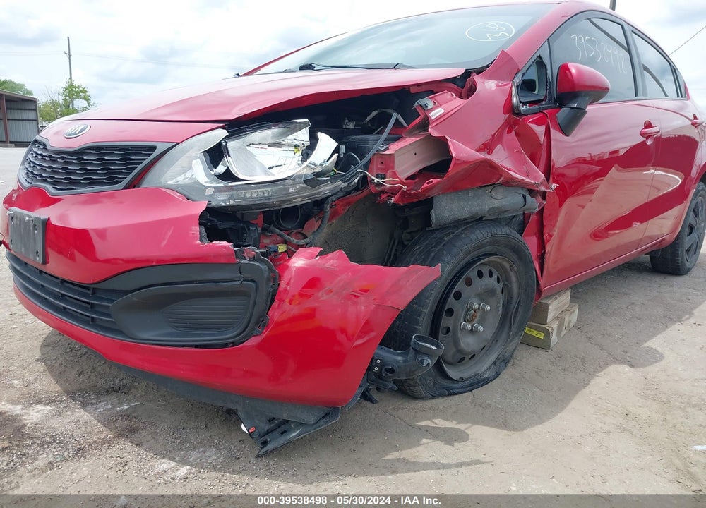 2014 KIA RIO LX VIN: KNADM4A38E6400993