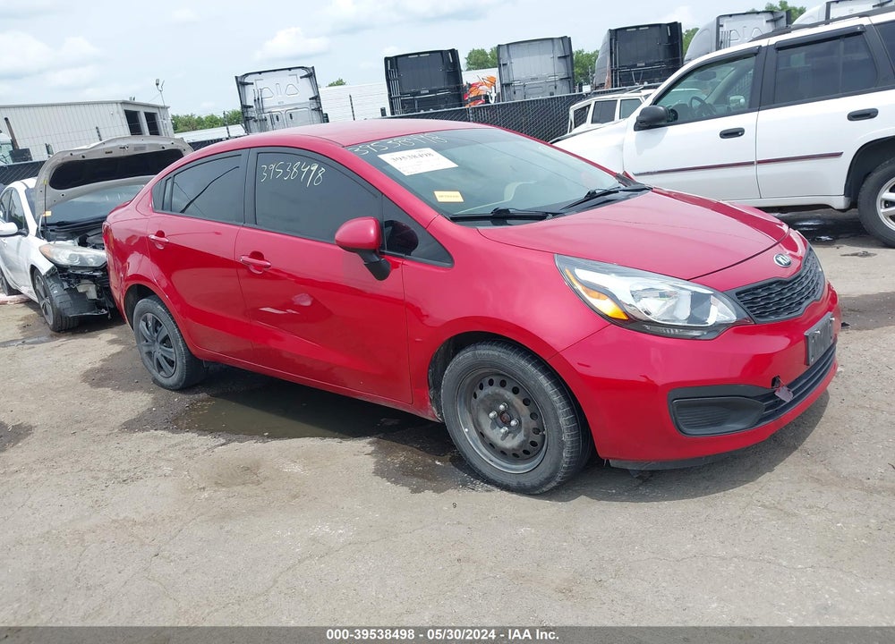 2014 KIA RIO LX VIN: KNADM4A38E6400993