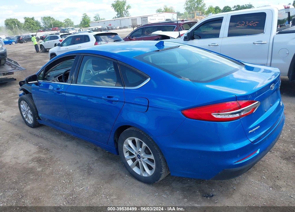 2020 FORD FUSION SE VIN: 3FA6P0HD5LR110534