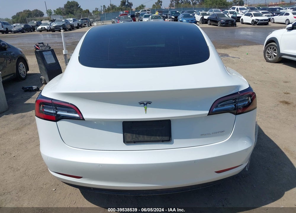 2021 TESLA MODEL 3 LONG RANGE DUAL MOTOR ALL-WHEEL DRIVE VIN: 5YJ3E1EB7MF099180