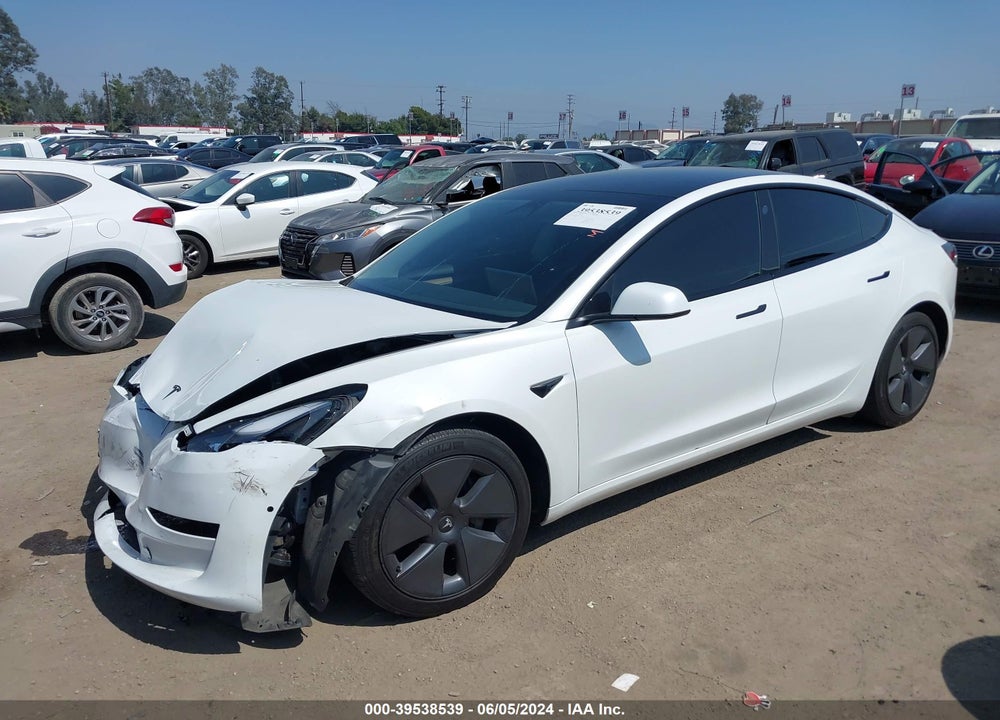 2021 TESLA MODEL 3 LONG RANGE DUAL MOTOR ALL-WHEEL DRIVE VIN: 5YJ3E1EB7MF099180