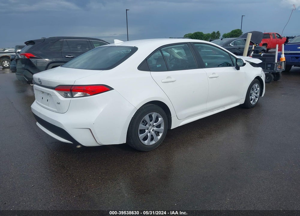 2020 TOYOTA COROLLA LE VIN: 5YFEPRAE7LP118654
