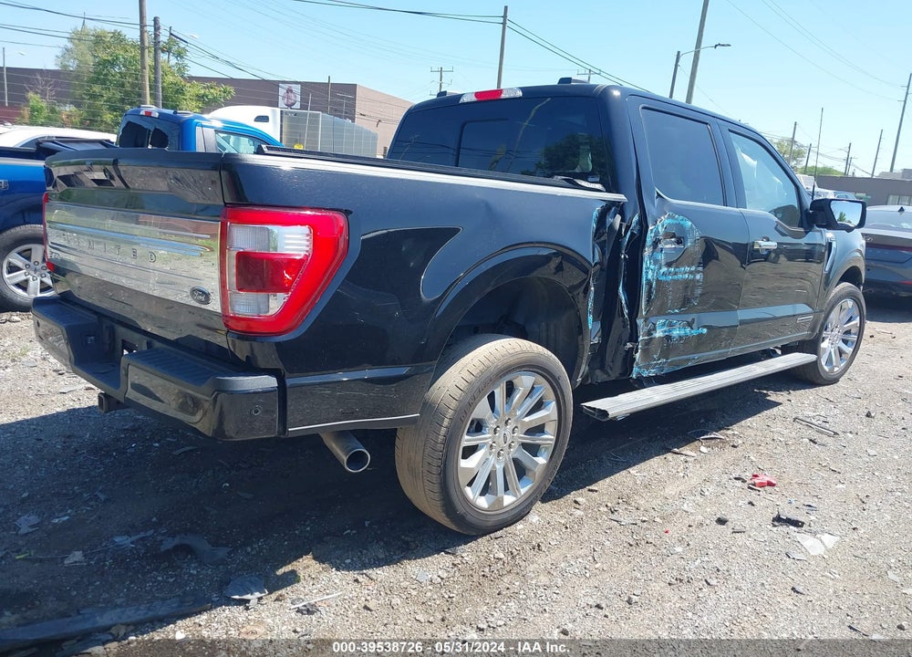 2023 FORD F-150 LIMITED VIN: 1FTFW1EDXPFB61585