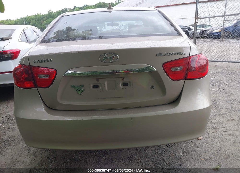 2010 HYUNDAI ELANTRA GLS VIN: KMHDU4ADXAU070996