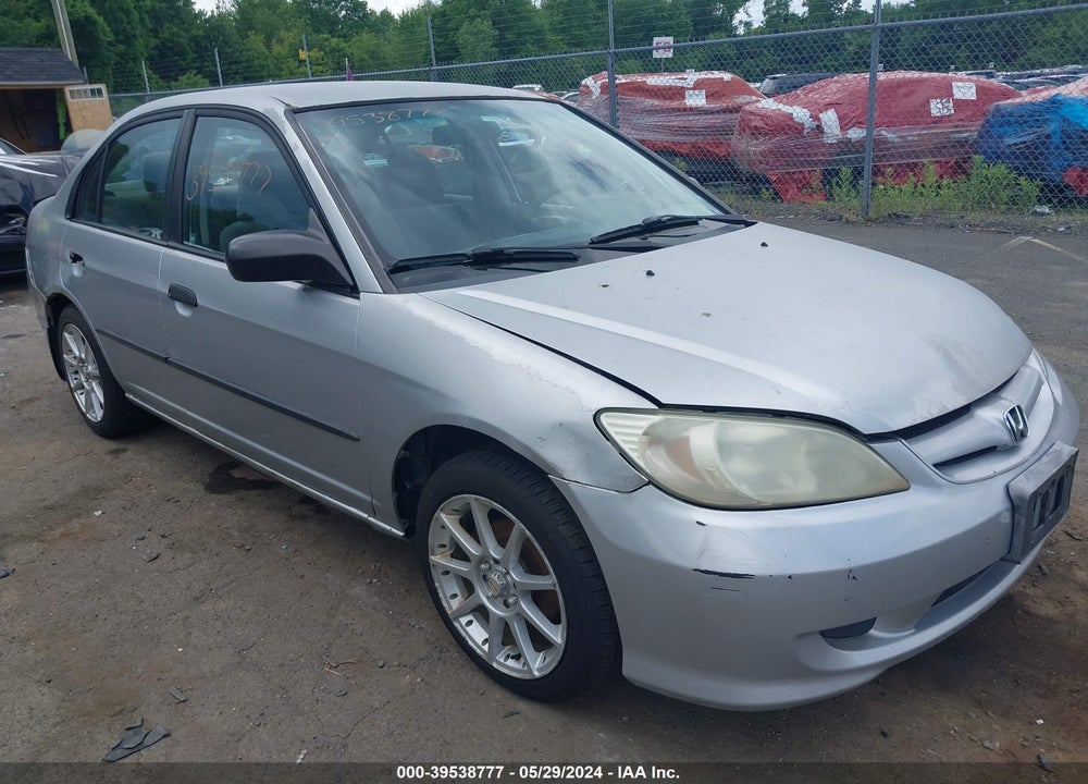 2005 HONDA CIVIC VP VIN: 1HGES16345L008567