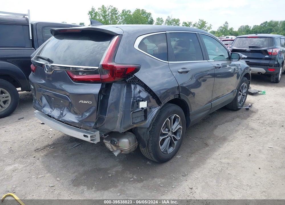 2022 HONDA CR-V AWD EX VIN: 2HKRW2H55NH663396