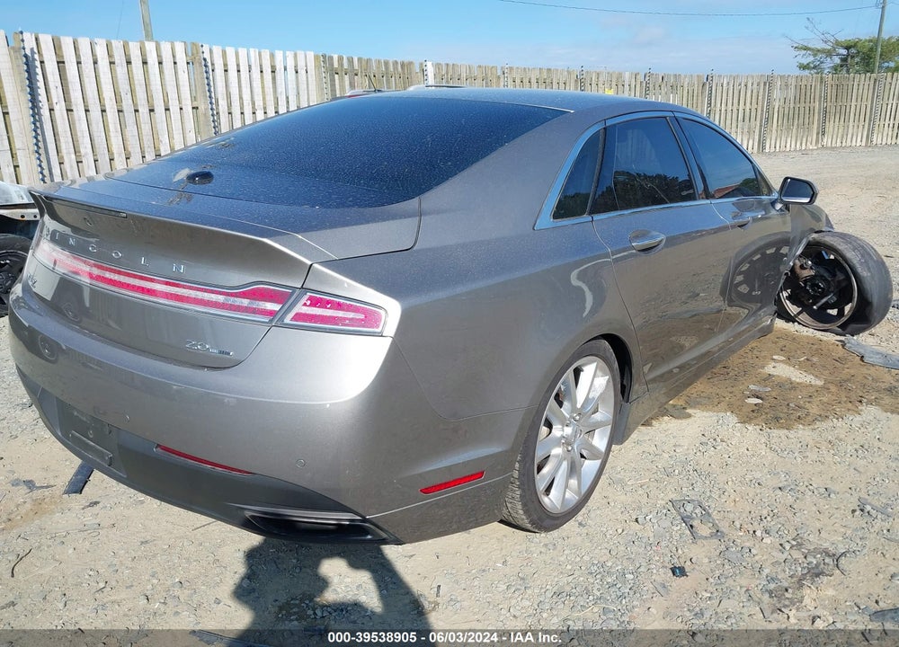 2016 LINCOLN MKZ VIN: 3LN6L2G94GR622110