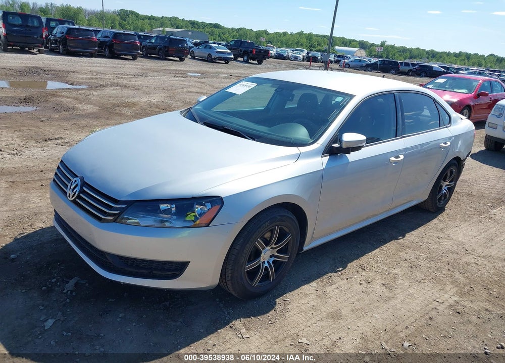 2012 VOLKSWAGEN PASSAT VIN: 1VWAP7A3XCC078190