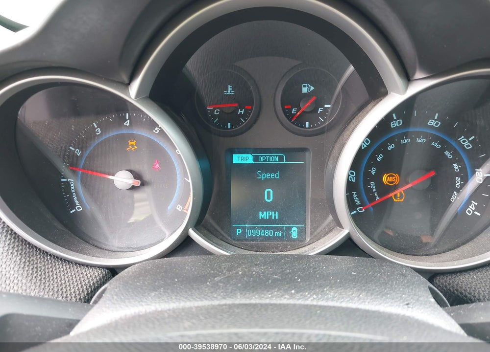2014 CHEVROLET CRUZE LT VIN: 1G1PK5SB3E7162300