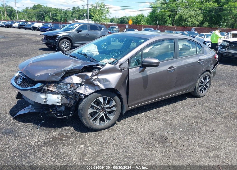 2015 HONDA CIVIC EX VIN: 19XFB2F8XFE201689