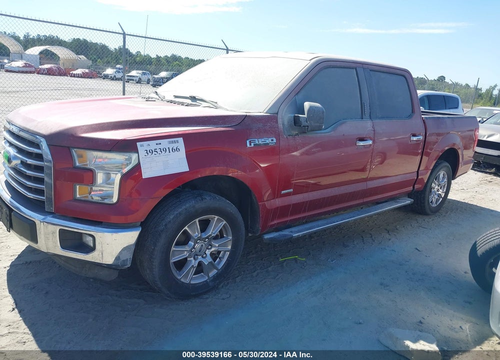 2016 FORD F-150 XLT VIN: 1FTEW1CP6GFD50565