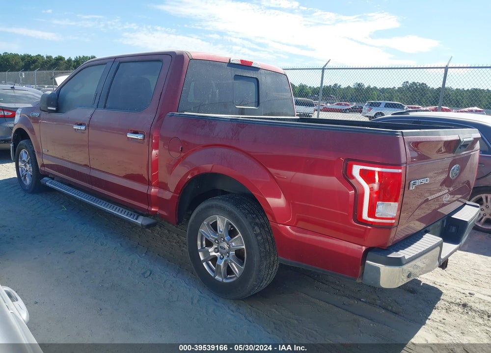 2016 FORD F-150 XLT VIN: 1FTEW1CP6GFD50565